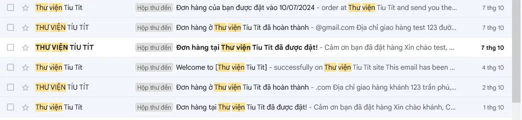 Thiết lập hệ thống báo Email trên website