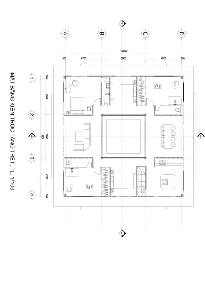 Thiết kế không gian kiến trúc 3d và bản vẽ 2d