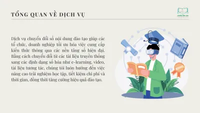 DỊCH VỤ CHUYỂN ĐỔI SỐ NỘI DUNG ĐÀO TẠO