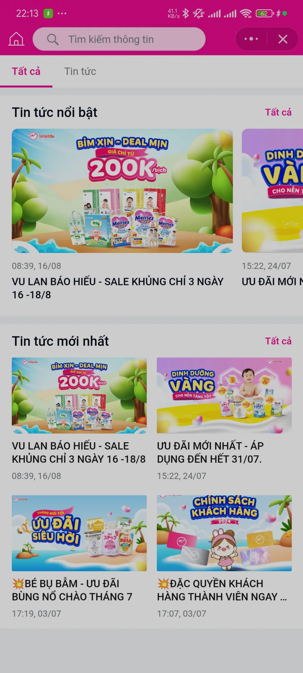 Bé Bụ Bẫm - Zalo Mini App