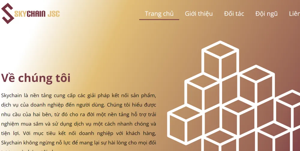 skychainjsc - Thiết kế và xây dựng website 